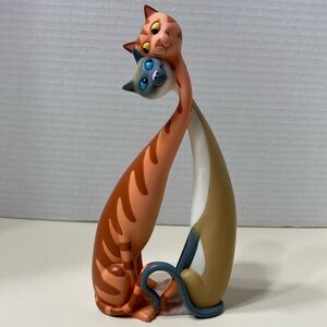 Cool Cats Vintage 2003 Toni Goffa A3408 I Love You David & Victoria Figurine